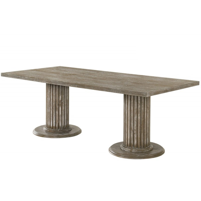 Mariano Furniture - Jessica 7 Piece Rectangular Dining Table Set in Natural - BM-JESSRT7 - GreatFurnitureDeal