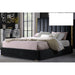 Mariano Furniture - JJ039 Upholstered Eastern King Bed in Black - BM-JJ039-BLK-EK - GreatFurnitureDeal