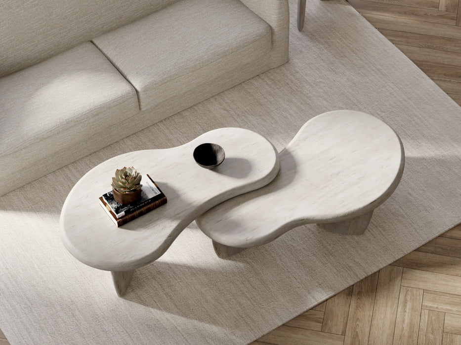 ART Furniture - Ashlar Tall Cocktail Table in Bisque - 333380-2250 - GreatFurnitureDeal