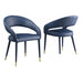 Mariano Furniture - JL021 Dining Chair in Navy Blue (Set of 2) - BM-JL021-B - GreatFurnitureDeal