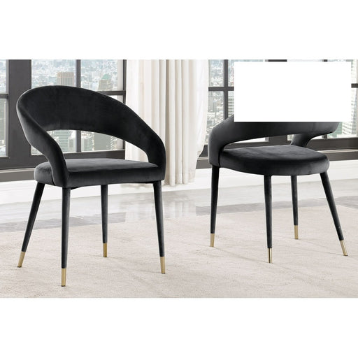 Mariano Furniture - JL021 Dining Chair in Black (Set of 2) - BM-JL021-BLK - GreatFurnitureDeal