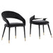 Mariano Furniture - JL021 Dining Chair in Black (Set of 2) - BM-JL021-BLK - GreatFurnitureDeal