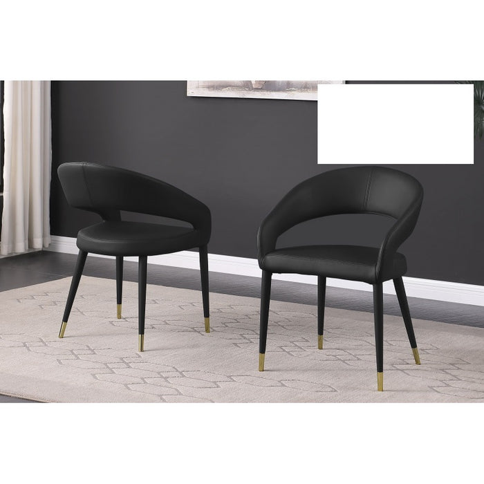 Mariano Furniture - JL021 Dining Chair in Black (Set of 2) - BM-JL021-BLACK - GreatFurnitureDeal