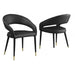 Mariano Furniture - JL021 Dining Chair in Black (Set of 2) - BM-JL021-BLACK - GreatFurnitureDeal