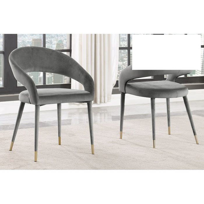 Mariano Furniture - JL021 Dining Chair in Grey (Set of 2) - BM-JL021-GREY - GreatFurnitureDeal