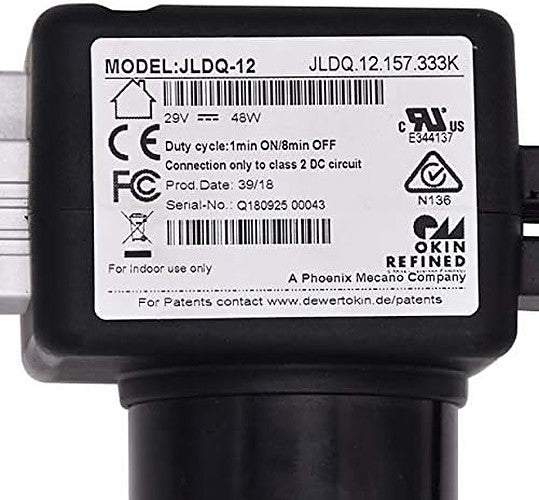 Franklin Furniture - Southern Motion Linear Actuator Replacement Power Recliner Motor - Okin JLDQ.12.157.333 - GreatFurnitureDeal