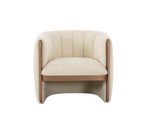 VIG Furniture - Modrest Joselyn Modern Cream Fabric Accent Chair - VGOD-ZW-22051-CH - GreatFurnitureDeal