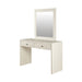 American Eagle Furniture - JT001 Cream Vanity w/Stool - JT001-CRM - GreatFurnitureDeal
