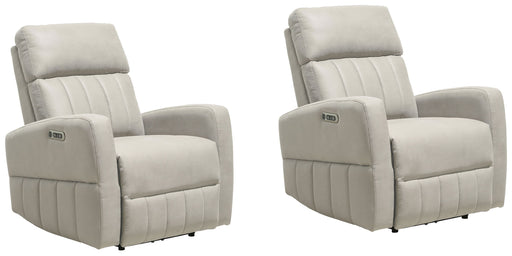 Parker Living - Rebel Power Recliner in Dianna Ivory (Set of 2) - MREB#812PH-2-DIVO - GreatFurnitureDeal