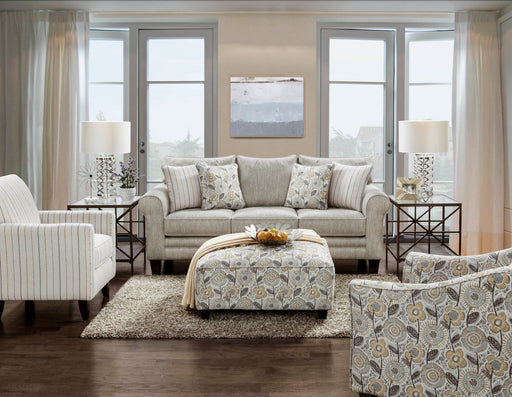 Southern Home Furnishings - Vandy Heather Sofa Set in Greige - 1140 1141 1142 Vandy Heather - GreatFurnitureDeal