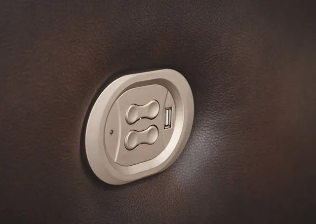 Ashley Furniture - Flexsteel - Standard 5 Button - Power Headrest & Power Recline Replacement Button Control with USB - KDH166A-003