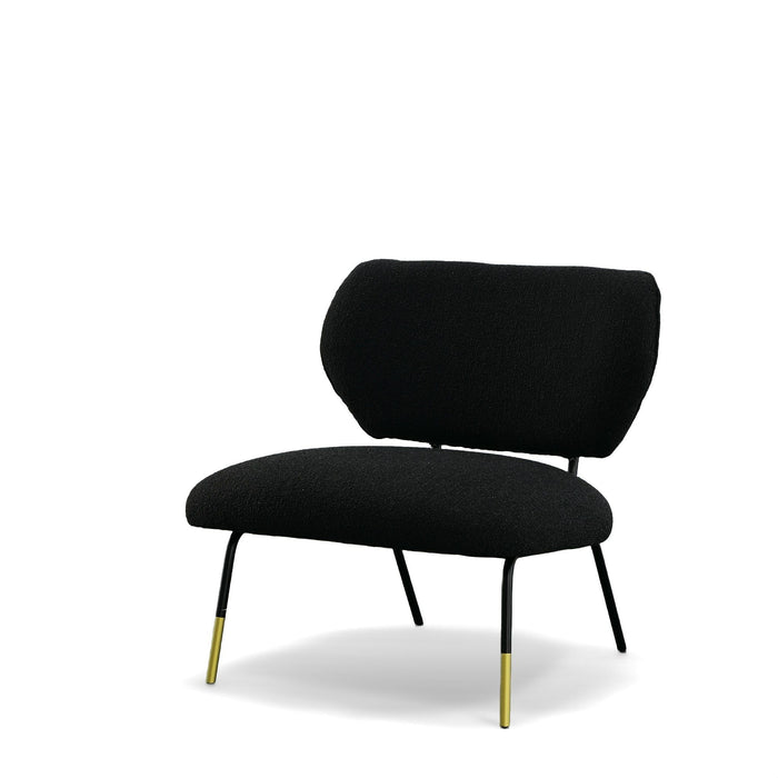 VIG Furniture - Modrest Kendall Modern Black Fabric Accent Chair - VGOD-ZW-21053-CH - GreatFurnitureDeal