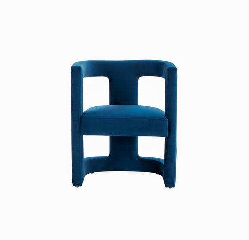 VIG Furniture - Modrest Kendra Modern Blue Fabric Accent Chair - VGRHRHS-AC-231-BLUE - GreatFurnitureDeal