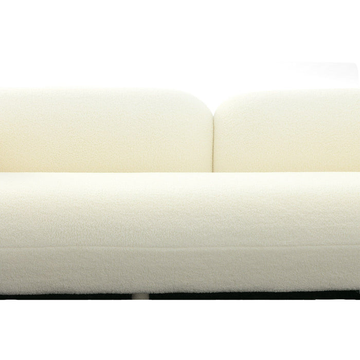 VIG Furniture - Modrest Khan Modern 4-Seater Off White Fabric Sofa - VGOD-ZW-22022-S - GreatFurnitureDeal