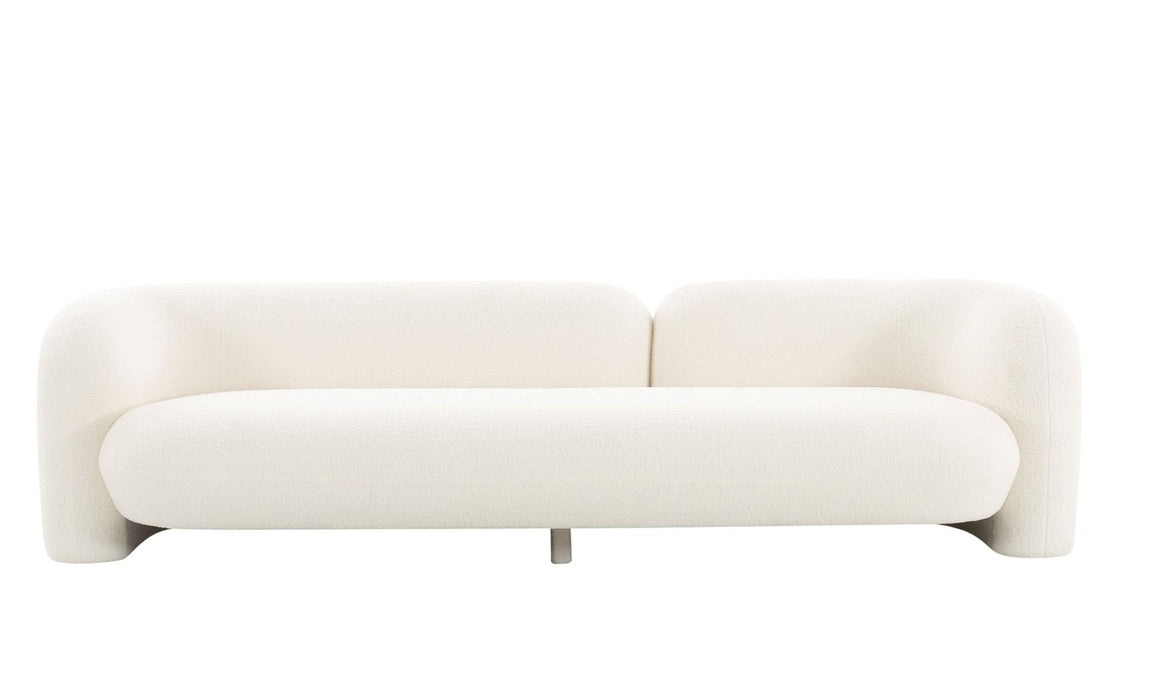 VIG Furniture - Modrest Khan Modern 4-Seater Off White Fabric Sofa - VGOD-ZW-22022-S