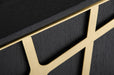 VIG Furniture - Modrest Kilson Modern Black Oak & Champagne Gold Buffet - VGVCG1819-WG-BUF - GreatFurnitureDeal