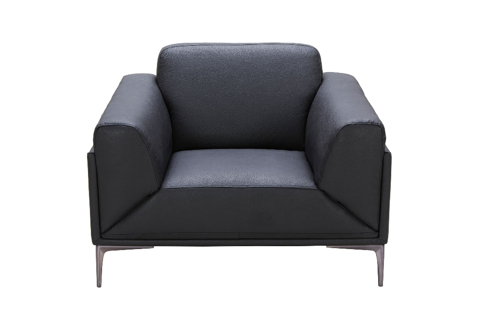J&M Furniture - Knight Black 2 Piece Sofa Set - 182491-SC-BLK