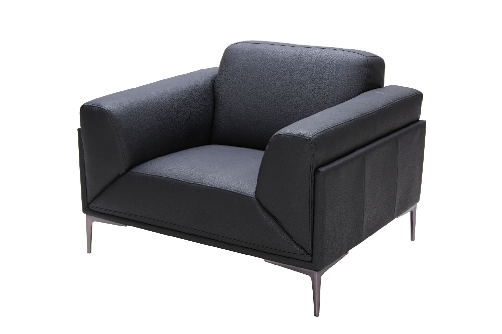 J&M Furniture - Knight Black 3 Piece Living Room Set - 182491-SLC-BLK