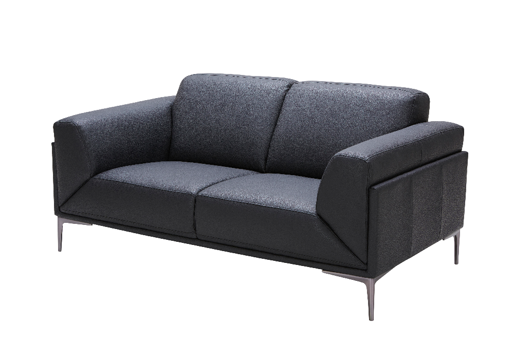 J&M Furniture - Knight Black 2 Piece Sofa Set - 182491-SL-BLK