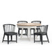 Parker House - Americana Modern 5 Piece Round Dining Table Set in Cotton - DAME-5PC-48RND-2118 - GreatFurnitureDeal