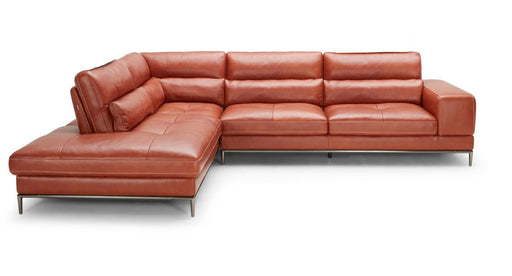 VIG Furniture - Divani Casa Kudos Modern Cognac LAF Chaise Sectional Sofa - VGKK5309-LAF-SECT - GreatFurnitureDeal