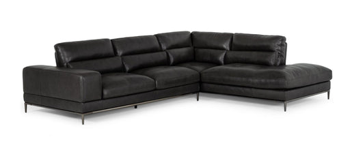 VIG Furniture - Divani Casa Kudos Modern Dark Grey RAF Chaise Sectional Sofa - VGKK5309-RAF-SECT-GRY - GreatFurnitureDeal
