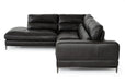 VIG Furniture - Divani Casa Kudos Modern Dark Grey LAF Chaise Sectional Sofa - VGKK5309-LAF-SECT-GRY - GreatFurnitureDeal