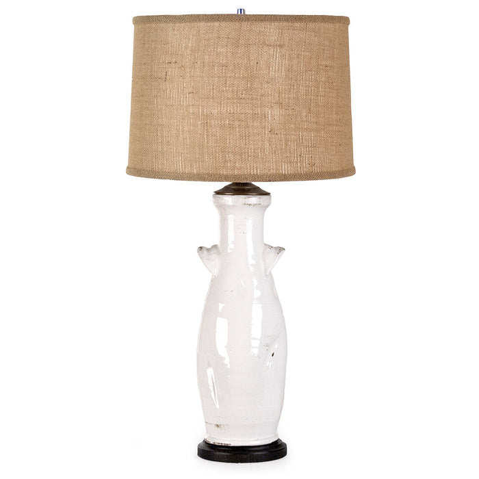 Zentique - White Pottery Lamp - L7134L White