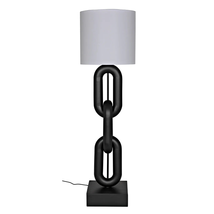 Noir Furniture - Alcatraz Lamp W/Shade - LAMP794SH