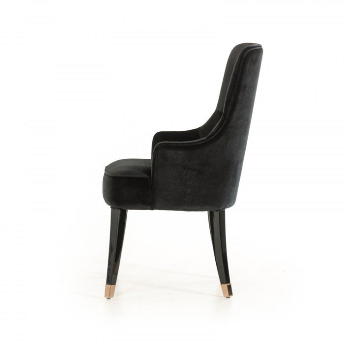 VIG Furniture - A&X Larissa Modern Black Fabric Dining Chair - VGUNCC016-BLK-1 - GreatFurnitureDeal