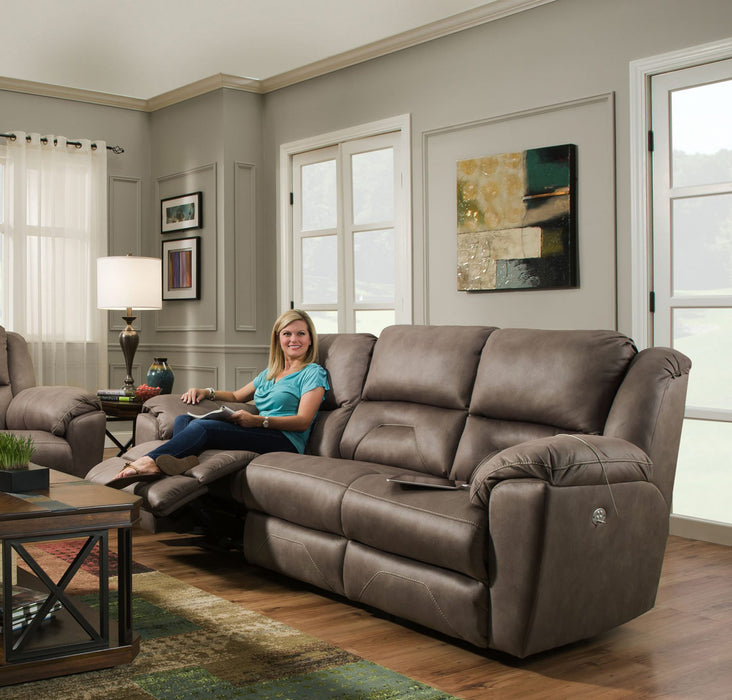 Southern Motion - Pandora 3 Piece Power Headrest Double Reclining Living Room Set in Latte - 751-61-51-5751P - GreatFurnitureDeal