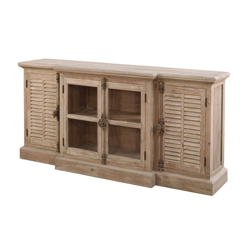 GJ Styles - French Casement Media Console Small Washed - LD175-OL - GreatFurnitureDeal