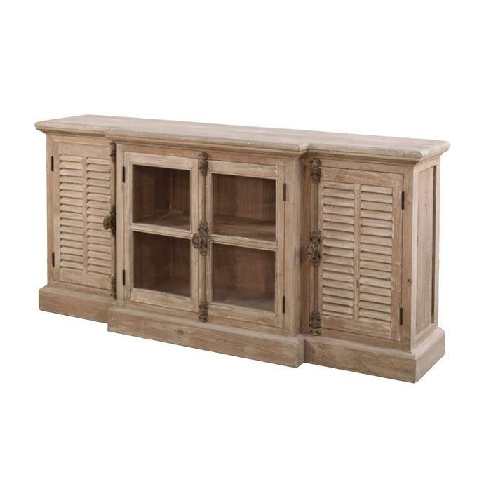 GJ Styles - French Casement Media Console Small Washed - LD175-OL - GreatFurnitureDeal