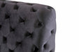 VIG Furniture - Modrest Legend Modern Black Velvet & Rosegold Queen Bed - VGVCBD8111-15-BLKROSE-BED-Q - GreatFurnitureDeal