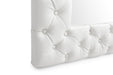 VIG Furniture - Modrest Legend Modern White Bonded Leather Floor Mirror - VGVCJ8111-3H-WHT-MIR - GreatFurnitureDeal