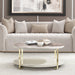 AICO Furniture - Ariana Cocktail Table Gold - LFR-ARNA201-806 - GreatFurnitureDeal