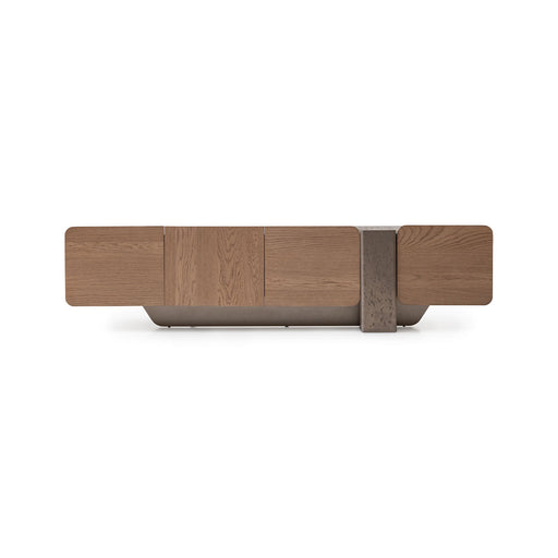 AICO Furniture - Bristol Point Media Cabinet in Saddle Brown - LFR-BSTL081-226 - GreatFurnitureDeal