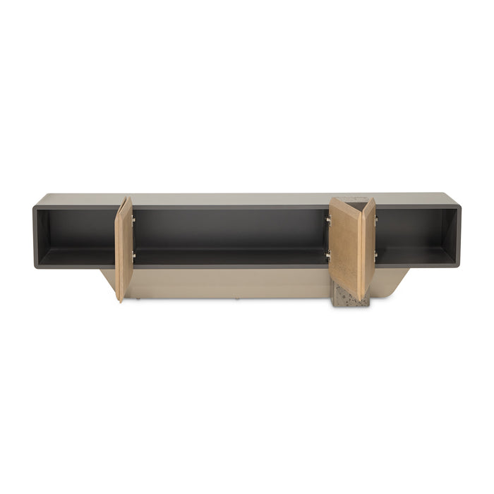 AICO Furniture - Bristol Point Media Cabinet in Saddle Brown - LFR-BSTL081-226 - GreatFurnitureDeal