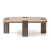 AICO Furniture - Bristol Point Cocktail Table Large in Saddle Brown - LFR-BSTL201-226 - GreatFurnitureDeal