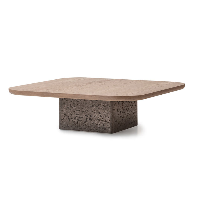 AICO Furniture - Bristol Cocktail Table Medium in Saddle Brown - LFR-BSTL204-226 - GreatFurnitureDeal