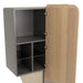 AICO Furniture - Bristol Point Bar Cabinet in Saddle Brown - LFR-BSTL500-226 - GreatFurnitureDeal