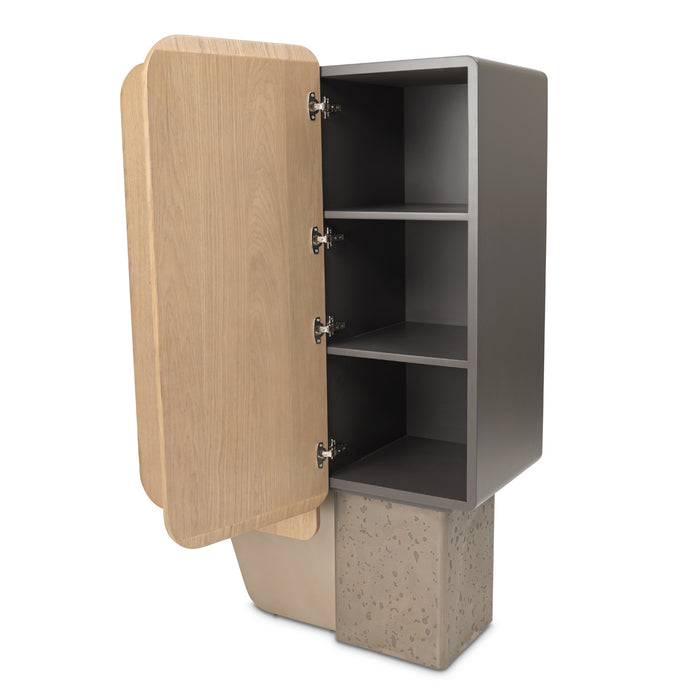 AICO Furniture - Bristol Point Bar Cabinet in Saddle Brown - LFR-BSTL500-226 - GreatFurnitureDeal