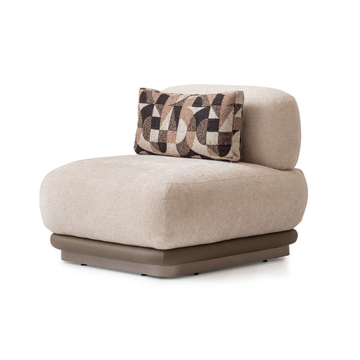 AICO Furniture - Bristol Point Armless Chair in Saddle Brown - LFR-BSTL830-FWN-226 - GreatFurnitureDeal