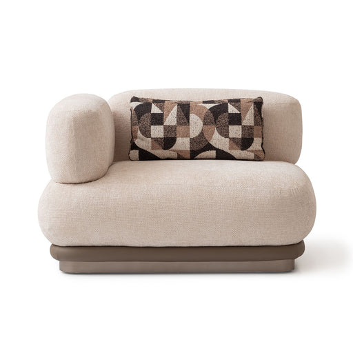 AICO Furniture - Bristol Point LAF Chair in Saddle Brown - LFR-BSTL832-FWN-226 - GreatFurnitureDeal