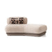AICO Furniture - Bristol Point Armless Chaise in Saddle Brown - LFR-BSTL841-FWN-226 - GreatFurnitureDeal