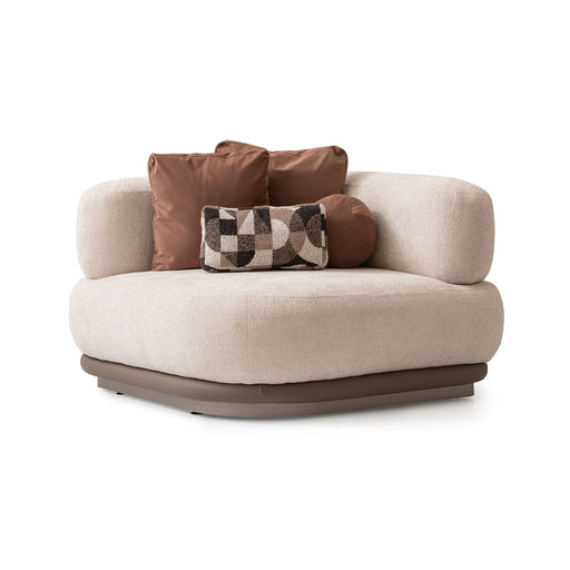 AICO Furniture - Bristol Point Corner Unit in Saddle Brown - LFR-BSTL884-FWN-226 - GreatFurnitureDeal