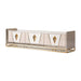 AICO Furniture - Carmela Media Cabinet in Shimmer Ivory - LFR-CRMA081-141 - GreatFurnitureDeal
