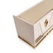 AICO Furniture - Carmela Media Cabinet in Shimmer Ivory - LFR-CRMA081-141 - GreatFurnitureDeal