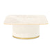 AICO Furniture - Gineverra Rectangular Cocktail Table in Ivory/Gold - LFR-GNVA201-839 - GreatFurnitureDeal