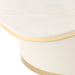 AICO Furniture - Gineverra Rectangular Cocktail Table in Ivory/Gold - LFR-GNVA201-839 - GreatFurnitureDeal